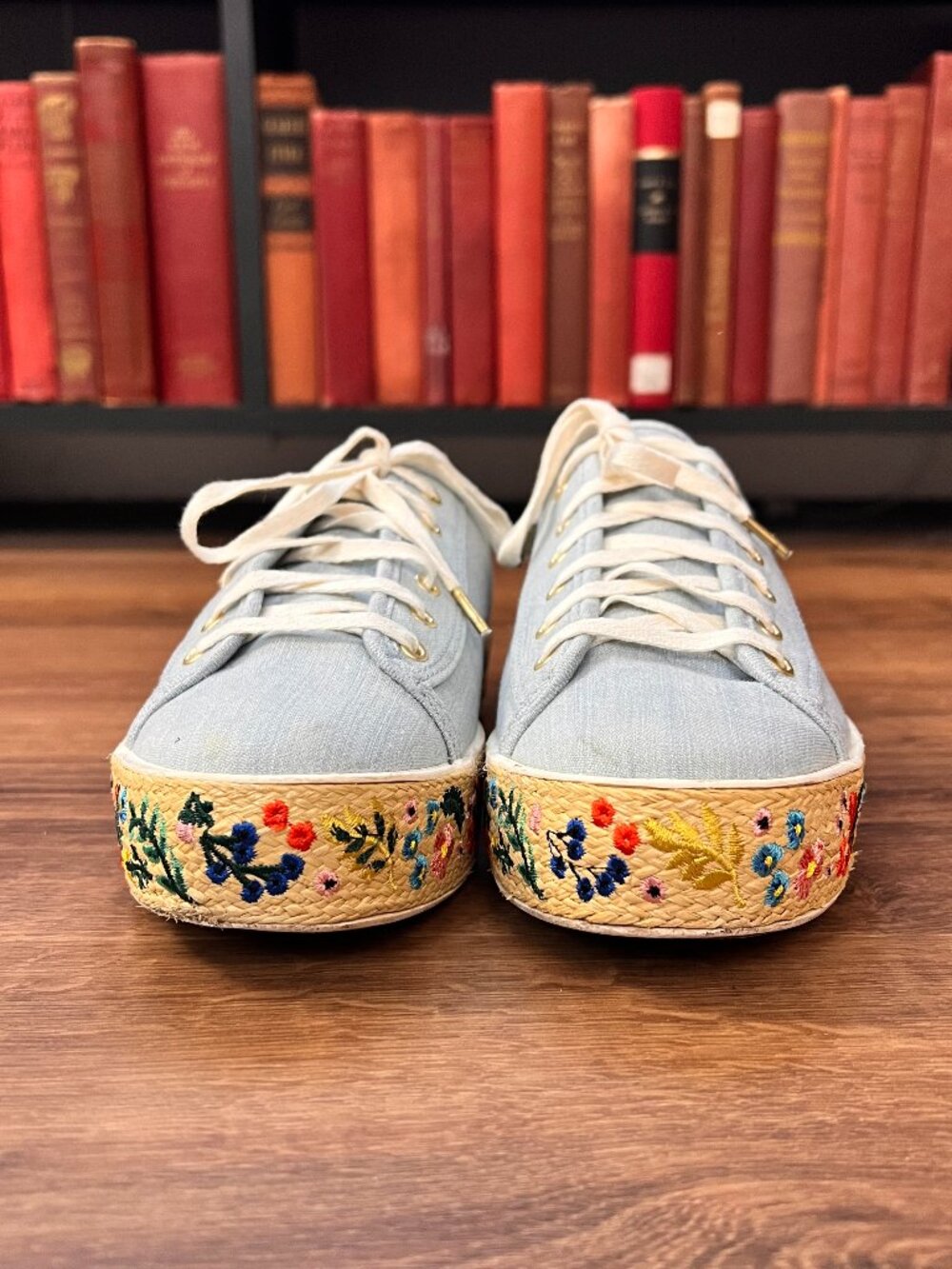 Rifle Paper Co. x Keds Floral Platform Rosalie Sneaker Sz 8 - Picture 2 of 10